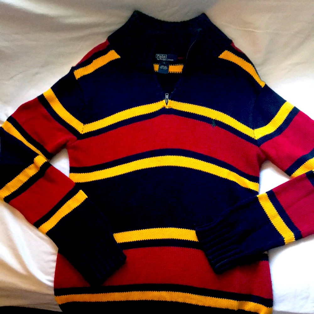 Boys Polo Ralph Lauren knitted sweater size large